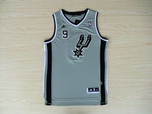 Maillot De Basket San Antonio Spurs Tony Parker 9 Tissus Sportif Fans Edition The New Season New Gris
